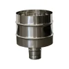 Comignolo antivento antipioggia tondo inox AISI 304 Ø 80 mm