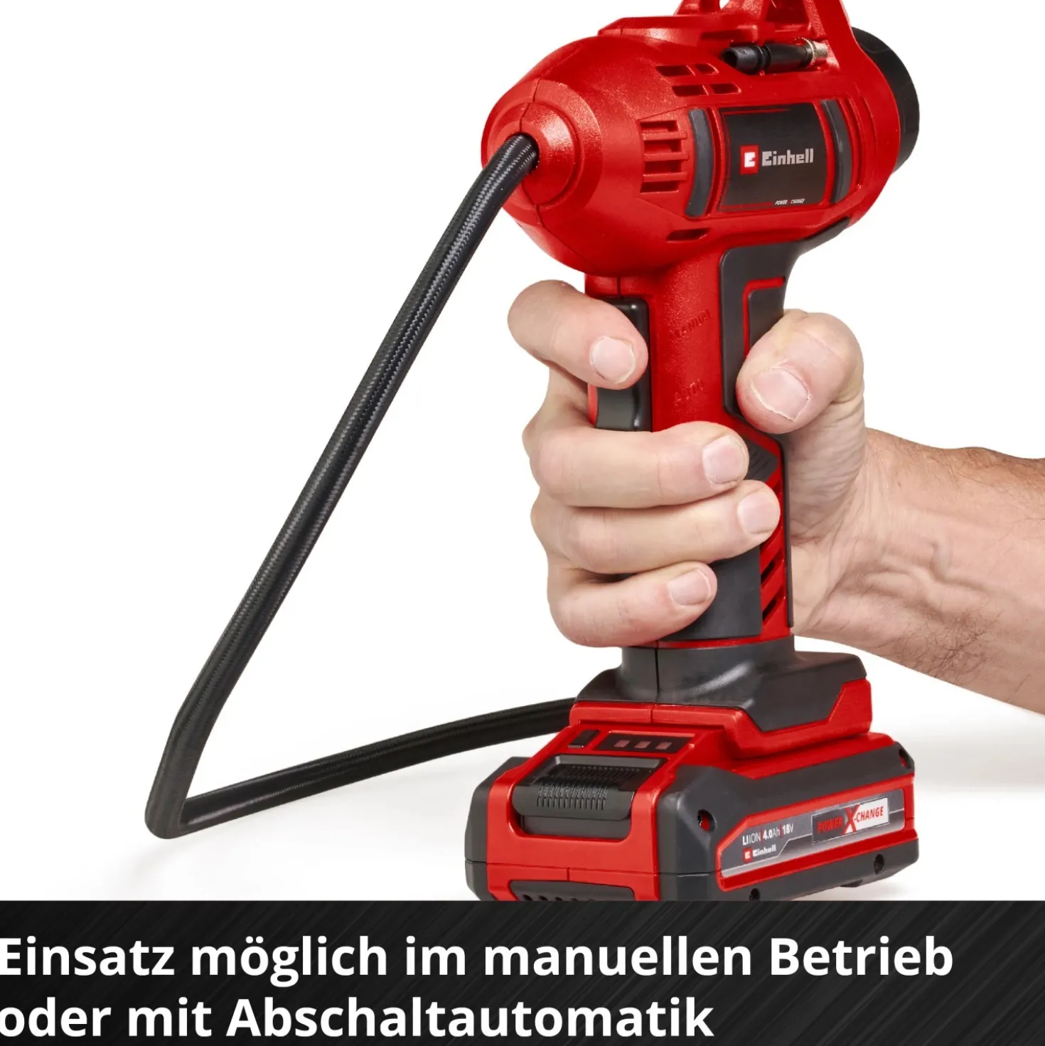 Compressore a batteria Einhell per auto