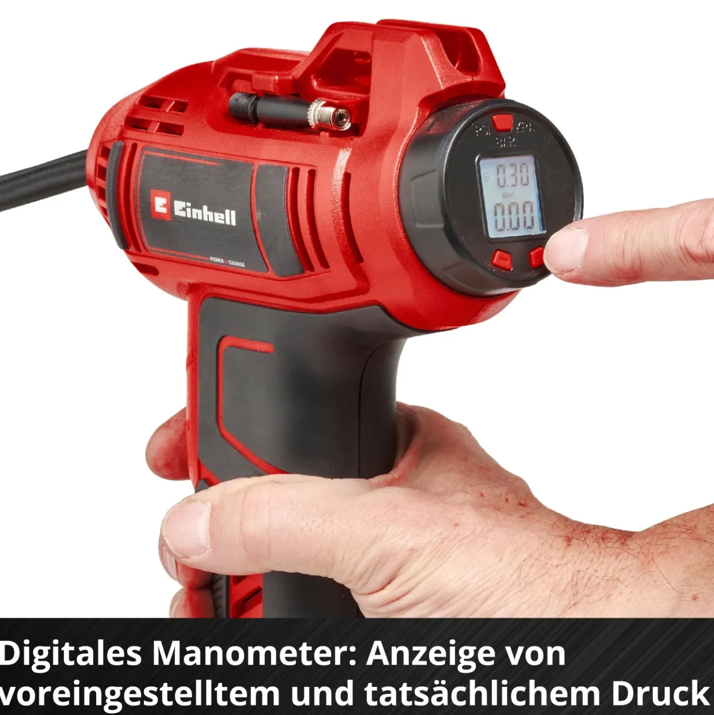 Compressore a batteria Einhell per auto
