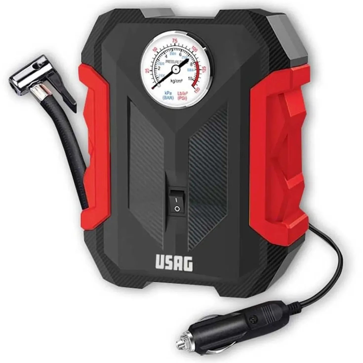 Compressore pneumatici Usag senza fili 12V 10Ah
