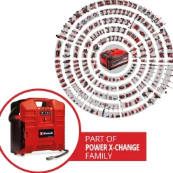 Compressore portatile a batteria Einhell Power X-Change TE-AC 36/8 Li