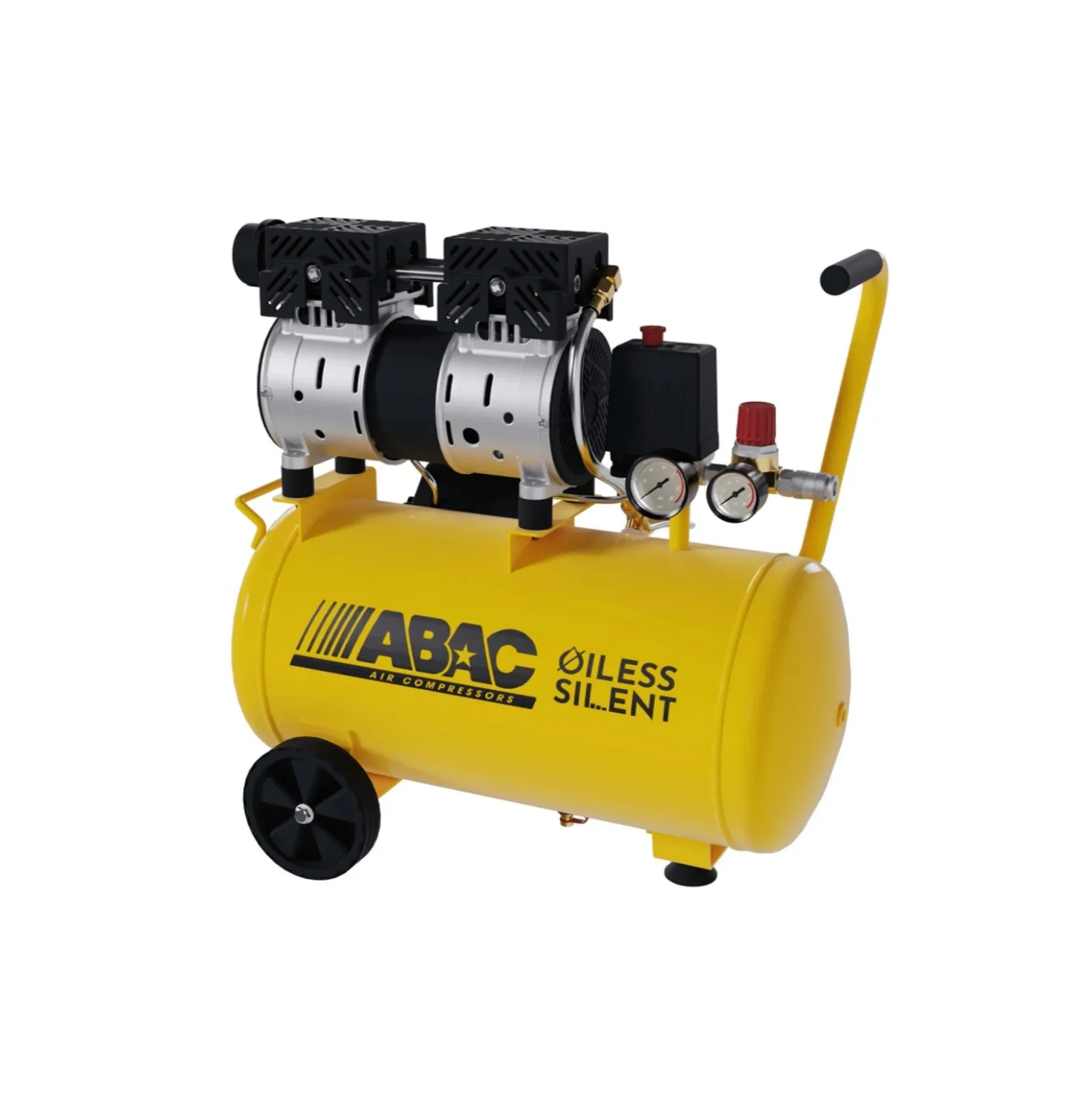 Compressore silenziato oil-free ABAC Pole Position XT 24 L