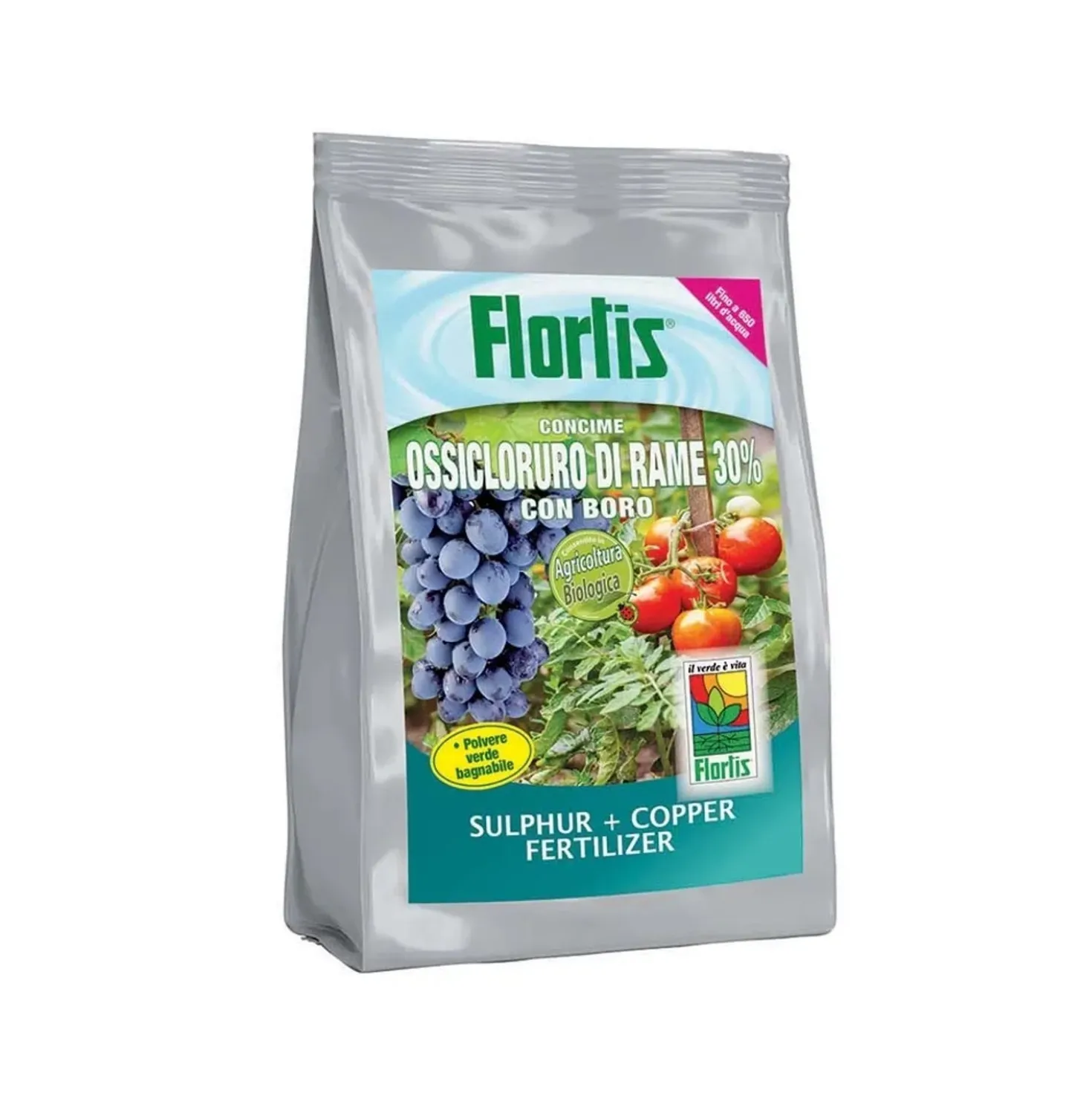 Concime per piante Flortis con ossicloruro di Rame 30% 1 kg