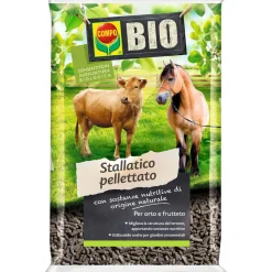 Concime universale per fiori stallatico pellettato Compo Bio 15 kg