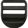 Confezione 2 fibbie regolabili nylon per cinghia 25 mm
