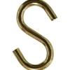 Confezione 10 ganci a S ottonati d. 5 mm