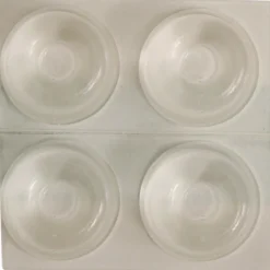 Confezione 4 paracolpi adesivi trasparenti 22,3 x 10,1 mm