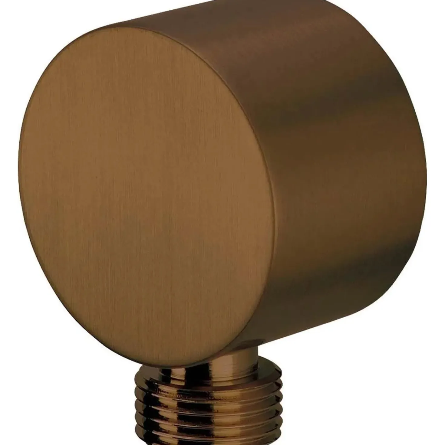 Connettore angolato flessibile rotondo Idrostile bronzo spazzolato