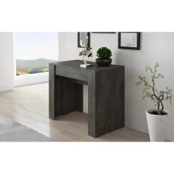 Consolle allungabile Luka ossido 90x52x77 cm