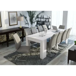 Consolle allungabile Luka bianco 90x52x77 cm