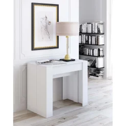 Consolle allungabile Luka bianco 90x52x77 cm