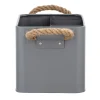 Contenitore bagno Wenko Gara 4 scomparti in acciaio grigio