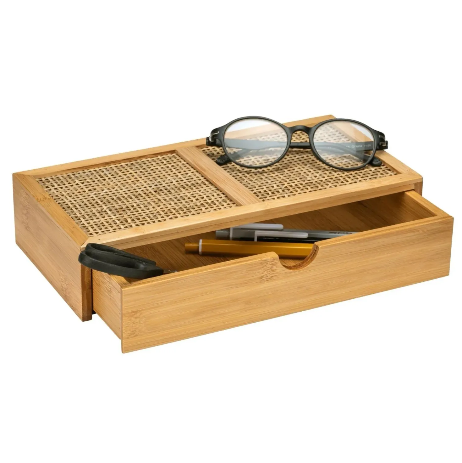Contenitore con cassetto Allegre bambù FSC
