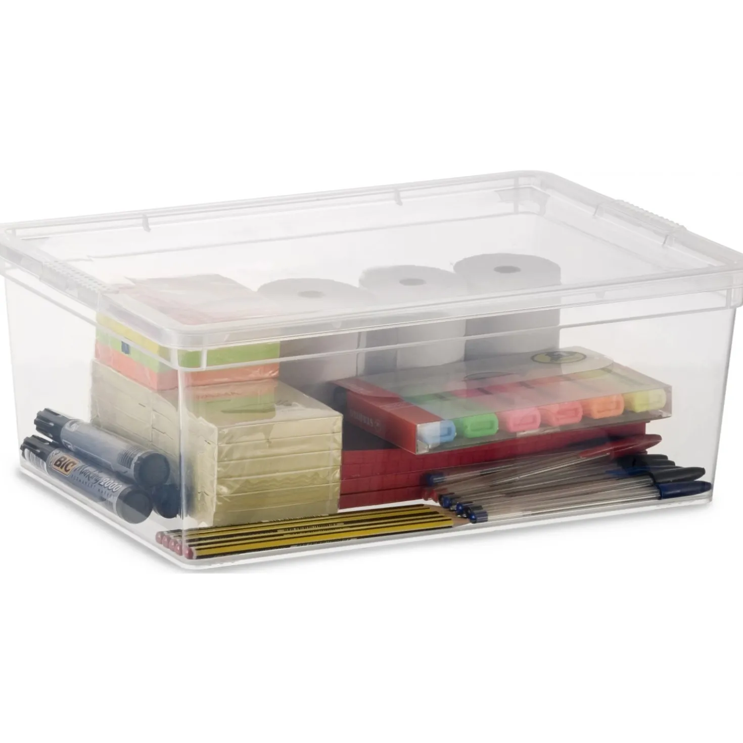 Contenitore in plastica C Box 26x37x14 cm S trasparente