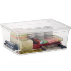 Contenitore in plastica C Box 26x37x14 cm S trasparente