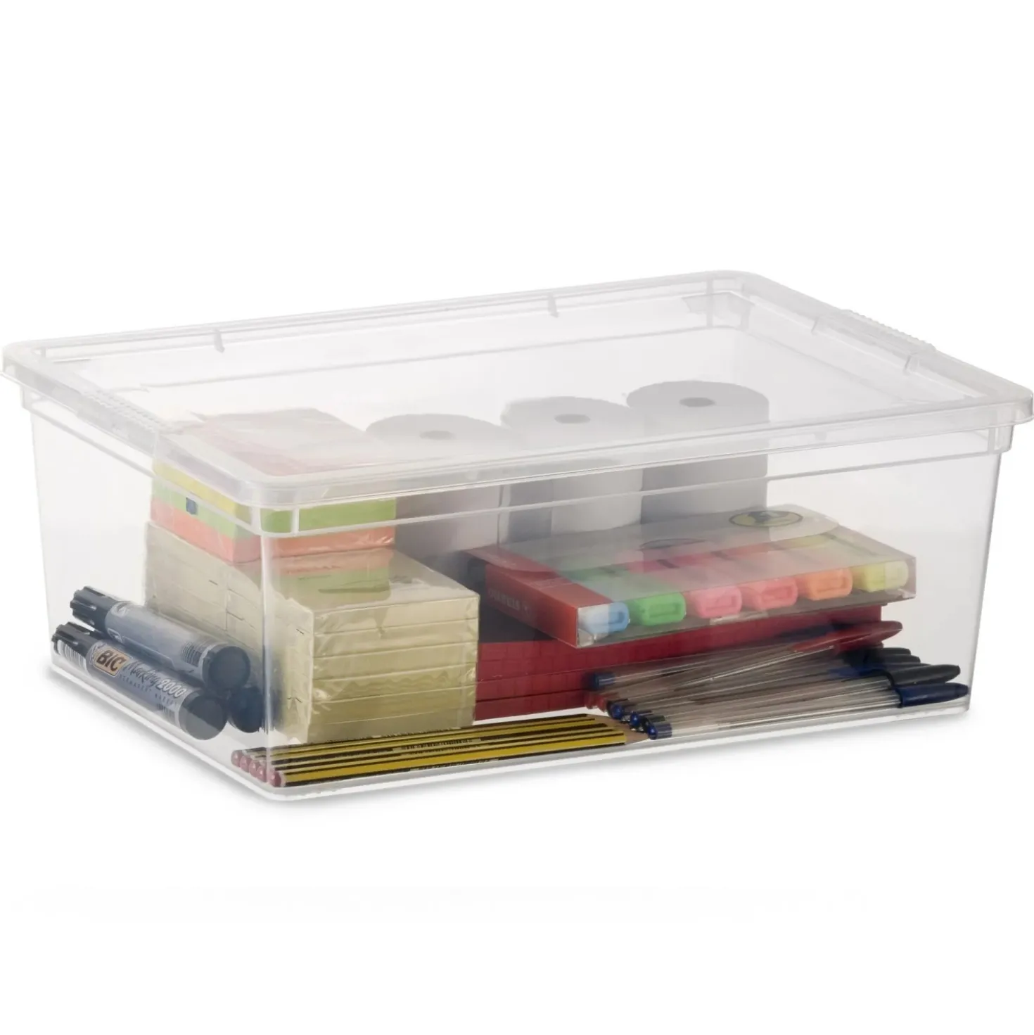 Contenitore in plastica C Box 26x37x14 cm S trasparente