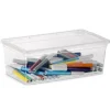 Contenitore in plastica C Box 19x33,5x12 cm XS trasparente