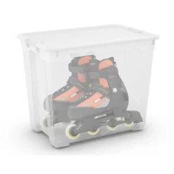 Contenitore in plastica OBI Santos Box 56x38x47 cm XXL trasparente