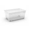 Contenitore in plastica OBI Santos Box 56x38x26 cm L trasparente