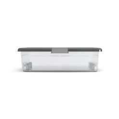 Contenitore in plastica W Box 79x58x16 cm grigio