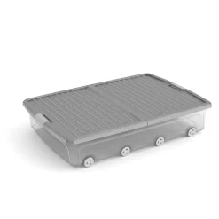 Contenitore in plastica W Box 79x58x16 cm grigio