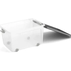 Contenitore KIS W-Box alto L 31,5x39x56,5 cm grigio scuro