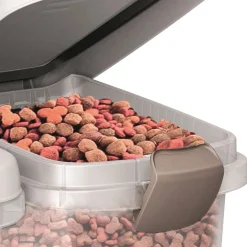 Contenitore Pet Food Stefanplast fusto trasparente e coperchio bianco 25 l