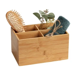 Contenitore Wenko Terra 4 scomparti 2,95 l bambù marrone