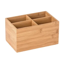 Contenitore Wenko Terra 4 scomparti 2,95 l bambù marrone