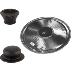 Coperchio per pentola caldaia alluminio 70 cm