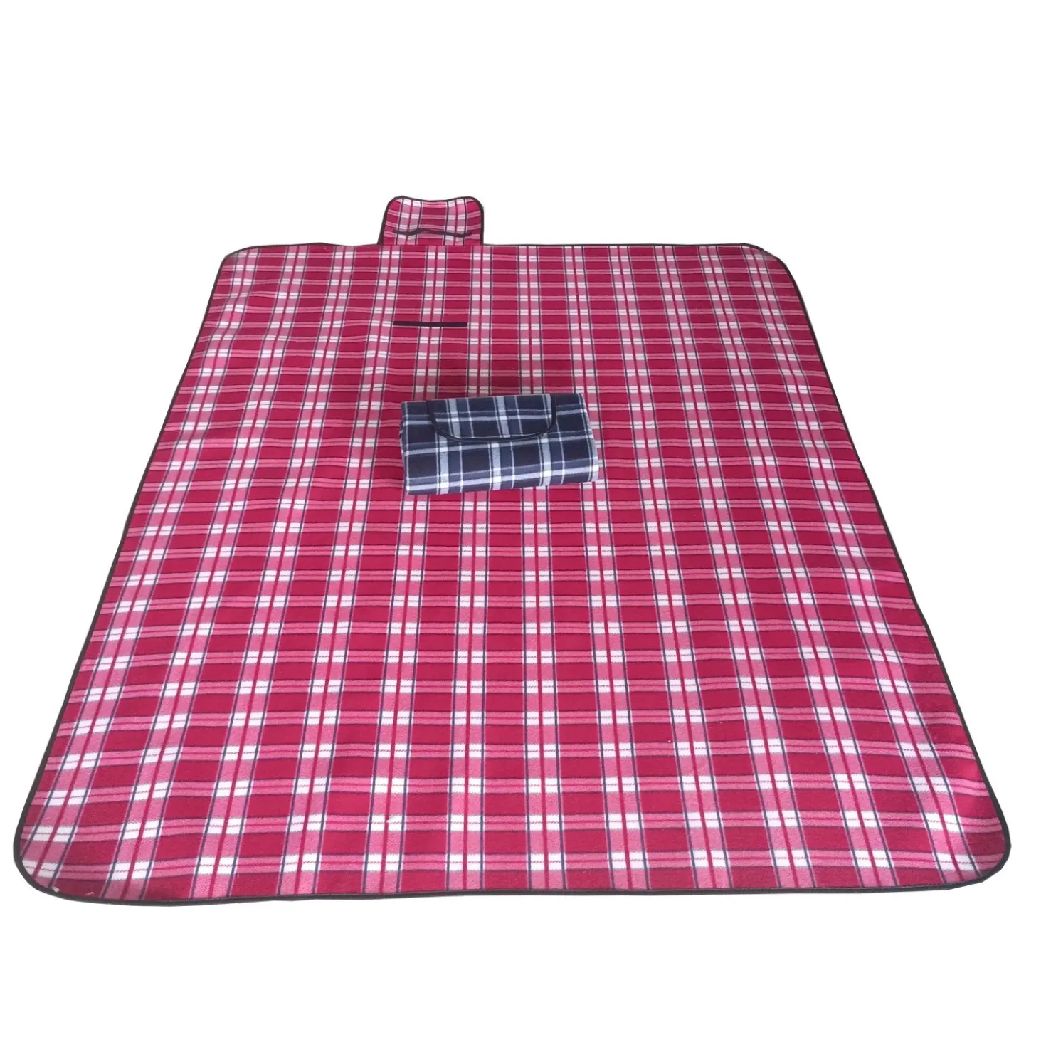 Coperta da picnic richiudibile borsetta 150x170 cm colori assortiti