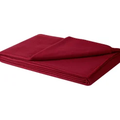 Coperta in pile Uni 130x160 cm Bordeaux