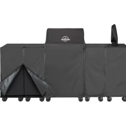 Copertura per grill a gas Jamestown Knox a 4 fuochi 111x138,6x57,5 cm nero