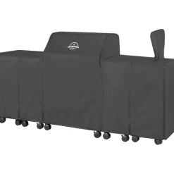Copertura per grill a gas Jamestown Knox a 4 fuochi 111x138,6x57,5 cm nero
