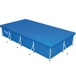 Copertura per piscina Steel Pro Frame in PE rettangolare Bestway 400x211x81 cm b