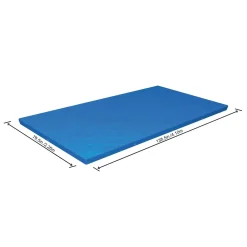 Copertura per piscina Steel Pro Frame in PE rettangolare Bestway 400x211x81 cm b