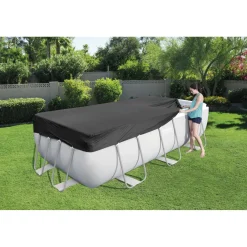 Copertura per piscine Bestway Power Steel in pvc 412x201x122 cm e 404x201x100 cm