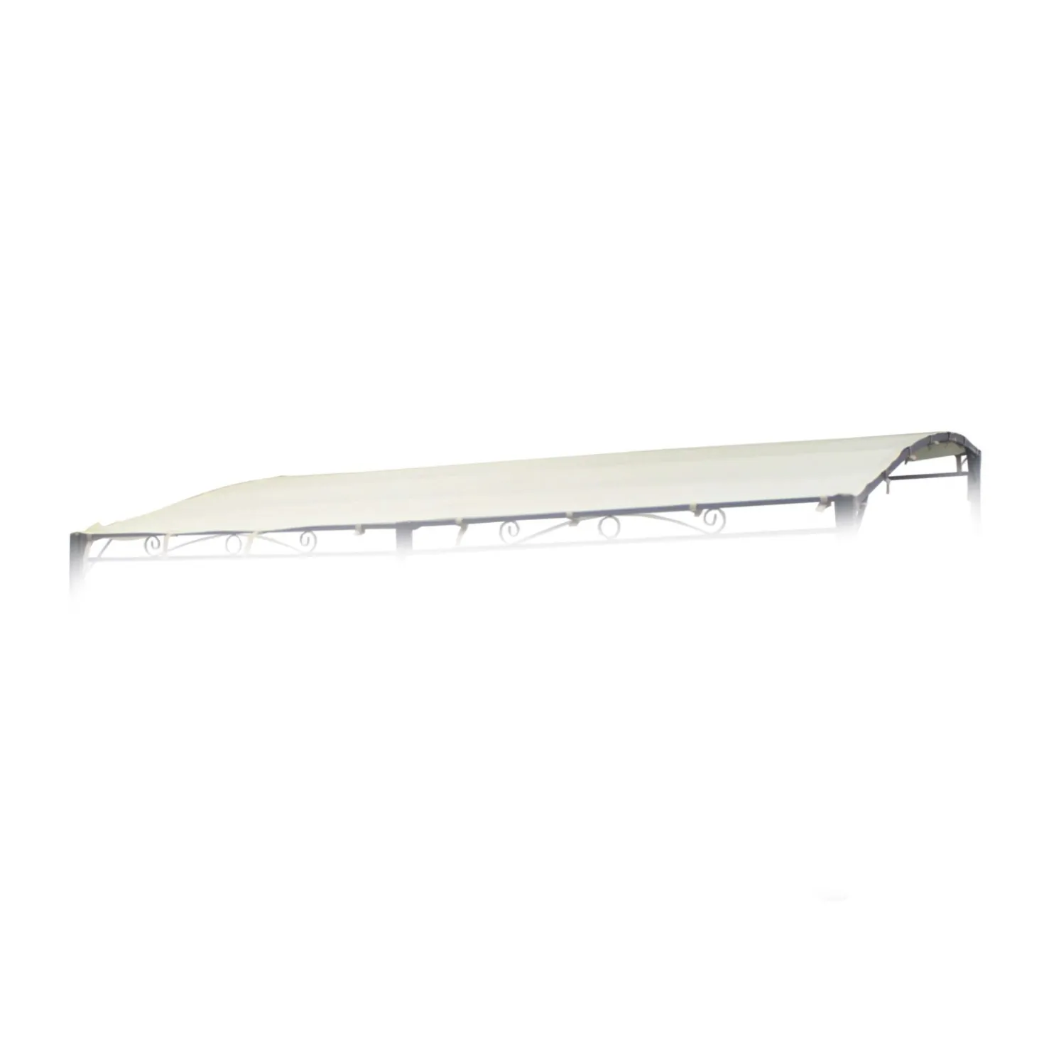 Copertura rettangolare per gazebo 3728500 in poliestere 180 g 300x250 cm