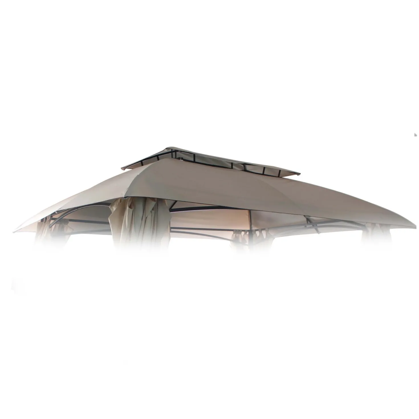 Copertura rettangolare per gazebo 3266501 in poliestere 200 g 400x300 cm