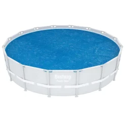 Copertura termica per piscine Bestway in PE rotonda Ø 462 cm blu