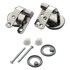 Coppia cerniera universale in acciaio inox