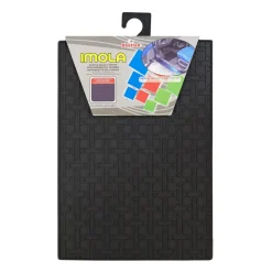 Coppia Salva Tappeti Nero Imola Modello Universale 100% PVC 2pz