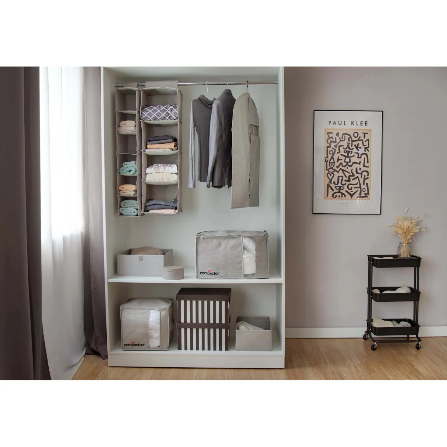 Copriabito corto Oxford grigio 60x90 cm