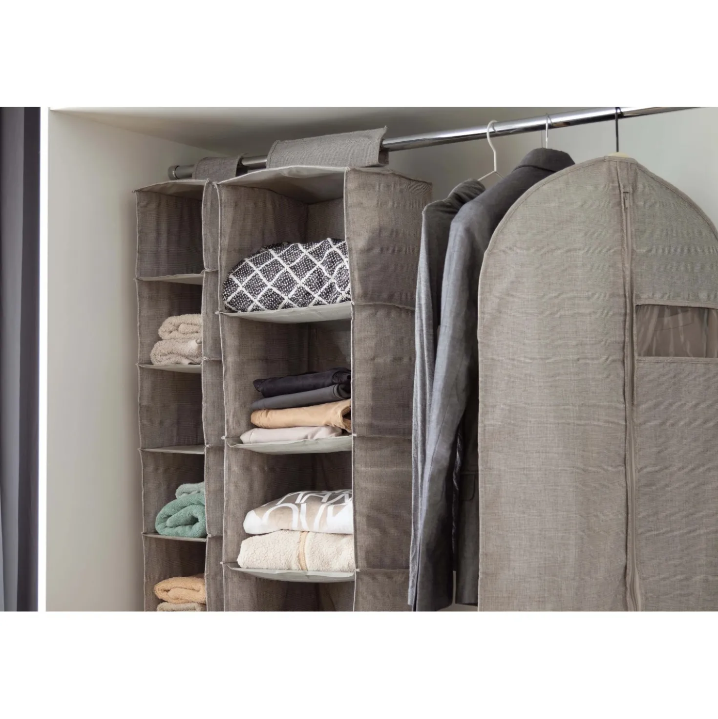 Copriabito corto Oxford grigio 60x90 cm