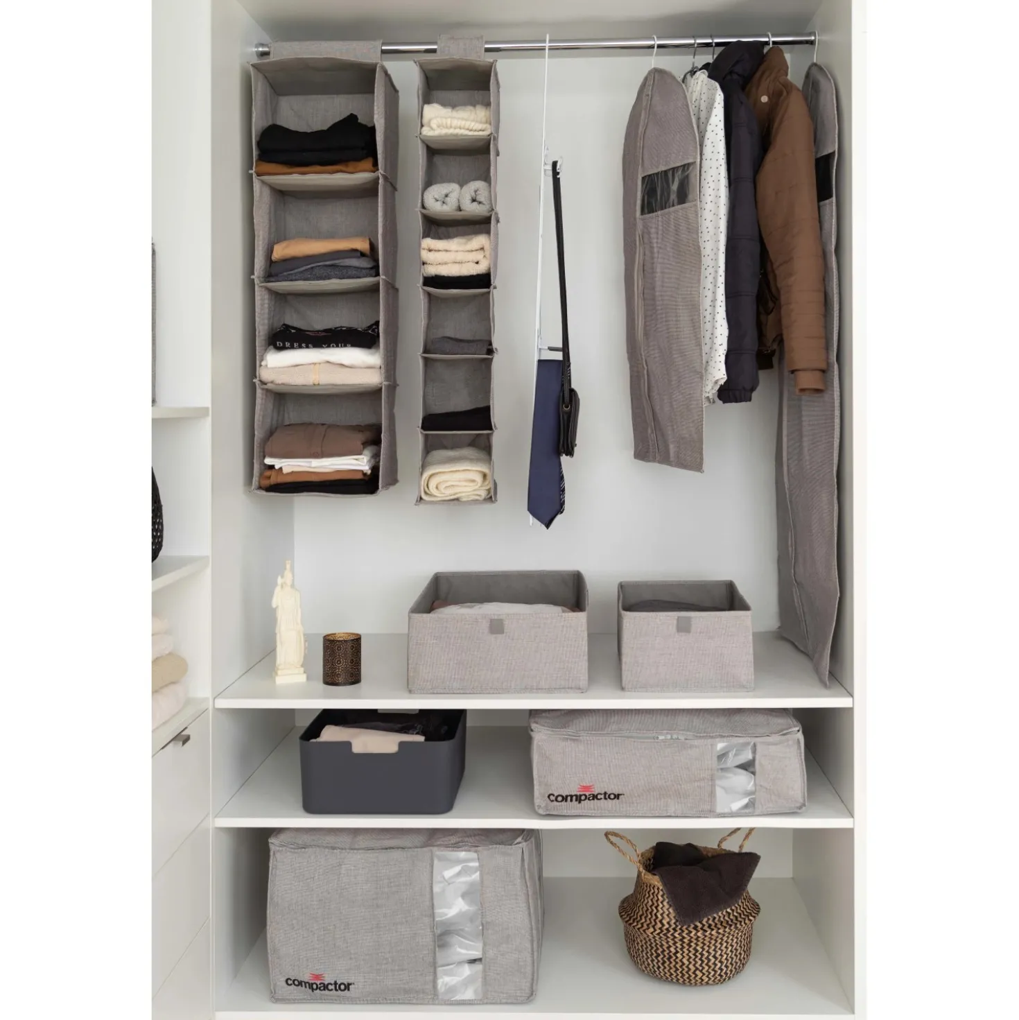 Copriabito corto Oxford grigio 60x90 cm