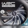 Copricerchioni WRC bicolor 14" TURBO 4 pz