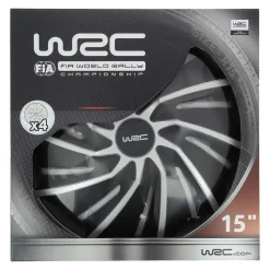 Copricerchioni WRC bicolor 15" TURBO 4 pz