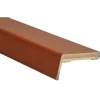 Coprifilo liscio impiallacciato ciliegio altezza 7 cm con aletta