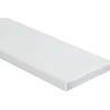 Coprifilo liscio impiallacciato bianco H 7 cm