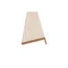 Coprifilo liscio in mdf impial. Beige alt 7 cm con ala da 4 cm